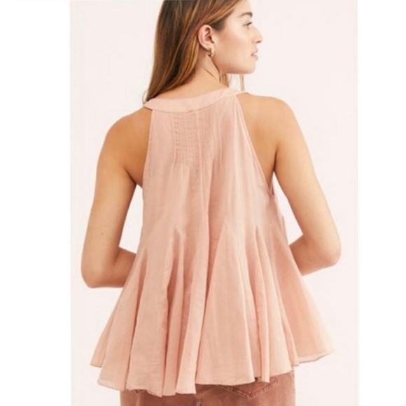 Free People Tops - Free people pink Love Luck Tank

Top